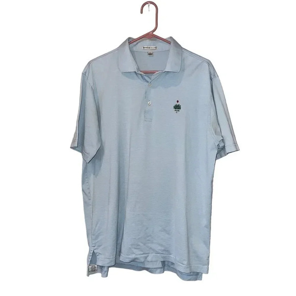 Peter Millar Blue Polo‎ Size Large - Picture 1 of 4